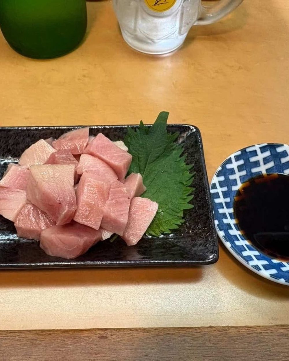 中トロの角切り